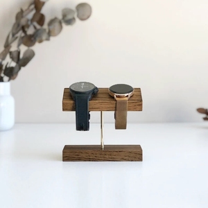 Porta orologi da <span class=keywords><strong>uomo</strong></span> espositore per orologi in noce espositore da comodino Organizer per occhiali da vista conservazione dei gioielli - Product Image 3