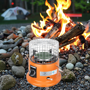 Estufa de camping calentada a gas portátil para exteriores, calentador de cocina, calentador de cocina de Gas portátil compacto de 3kw - Product Image 6