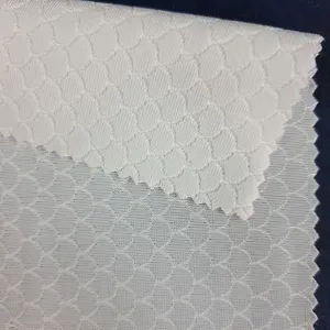 Fleck elastisch atmungsaktiv fischwaage stil doppelfarbig jacquard polyester nylon spandex stoff