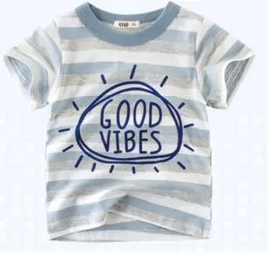 Camiseta de algodão para crianças, camisetas de algodão para meninos e meninas, estampa de desenhos animados, bonita, verão, roupas para meninos