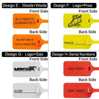 Étiquettes personnalisées avec logo, attaches zippées, étiquettes en plastique, scellés de sécurité, étiquettes de vêtements, étiquettes de chaussures, étiquettes de marque, étiquettes suspendues