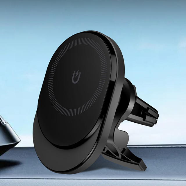 Newest Product 2025 Qi2 15w magsafe Wireless Car Holder Mobile Mount Fast Charging Phone Holder Wireless Car Charger