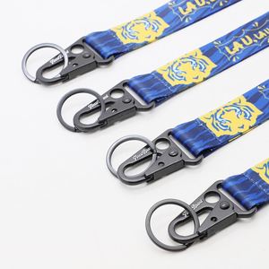 Wholesale Custom Football Team Logo Sublimation Short <b>Lanyard</b> <b>Polyester</b> Wrist Strap for Sports Events & Souvenirs - Product Image 2