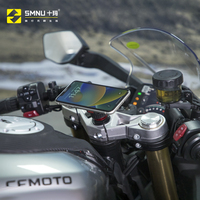 Soporte Magnético Universal para Teléfono Móvil con Absorción de Impactos e Impermeable para Bicicleta y Motocicleta