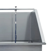 Tanque de Baño para Mascotas de Acero SUS304 LT-1602 con Deflector
