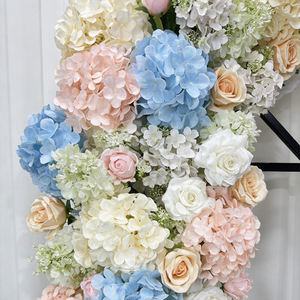 Arreglo de Arco de Flores Artificiales de Seda Multicolor Pastel para Decoración de Bodas y Eventos de Regreso a Clases - Estilo Moderno - Product Image 4