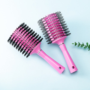 <b>Round</b> Hair <b>Brush</b> Nylon Bristle Vent Design For Styling General Population PC Material - Product Image 4