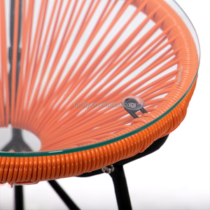Acapulco <strong>Chair</strong> Outdoor Hot Selling Oval Weave Acapulco <strong>Chair</strong> Stacking Rattan <strong>String</strong> <strong>Chair</strong> - Product Image 5