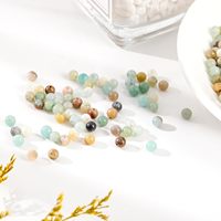Perles naturelles en gros, perles rondes polies en pierres précieuses, perles multicolores en vrac pour la fabrication de bijoux faits à la main