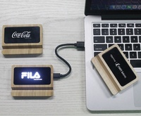 Disco duro portátil personalizado, unidad de estado sólido, USB 128, con soporte móvil, 3,1 GB