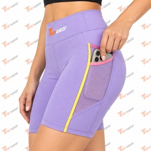 <b>Women's</b> Stretch <b>Compression</b> <b>Shorts</b> Fitness Gym Running Cycling Workout Athletic Sports Mid Skinny Fit Spandex/Polyester - Product Image 4
