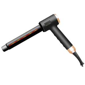 Dual Voltage Curling Iron 1 inch Infrared Curling Wand Ceramic Tourmaline Barrel Hair Curlers with Adjustable Temperature