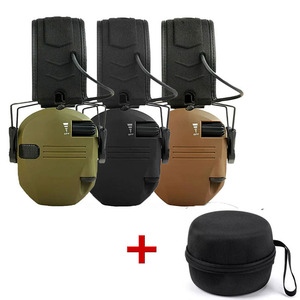 <span class=keywords><strong>Casque</strong></span> anti-bruit pliable supra-auriculaire 23 dB, <span class=keywords><strong>casque</strong></span> tactique électronique pour la protection auditive industrielle, la chasse, le tir et le CS - Product Image 1