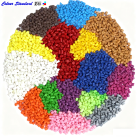 Mélange maître haute couleur-PP PE TPU ABS PS PC PET PLA PBT EVA TPE PVC + mélange maître additif de couleur bleu vert rouge/jaune/orange