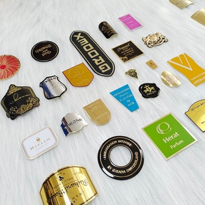 Etiqueta Adhesiva de Aluminio con Logotipo en Relieve, Etiqueta Metálica Impermeable para Perfumes, Adhesivo de Aluminio Plateado, Etiquetas para Productos, Regalos y Manualidades AK - Product Image 5