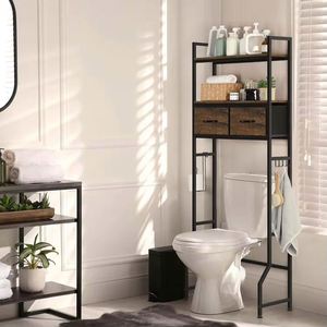 Modern Multi-Purpose Durable Bathroom Storage with Space-Saving Rack for Other - Product Image 4