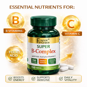 Complément alimentaire personnalisé à base de super-complex de vitamines B pour le soutien immunitaire des adultes – Comprimés de vitamines B complexes - Product Image 4