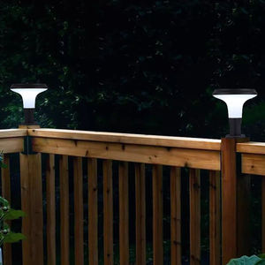 Luces de puerta con energía solar Lámpara de <span class=keywords><strong>pilar</strong></span> europeo para exteriores LED Blanco cálido Impermeable IP65 para el frente de la <span class=keywords><strong>casa</strong></span> - Product Image 6