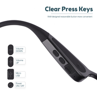 Écouteurs Bluetooth à Oreille Libre, Écouteurs Sportifs Sans Fil à Conduction Aérienne avec Crochets d'Oreille, Étanchéité IPX5, Bluetooth 5.3 pour la Course à Pied