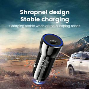 Fast Charging <b>USB</b> <b>C</b> PD 30W Car Charger <b>Adapter</b> Mini <b>USB</b> <b>C</b> Car Charger with Box for Cell Phone for Car - Product Image 6