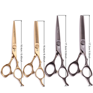 Forbici Professionali per Capelli Purple Dragon, Forbici da Parrucchiere per Sfoltire, Forbici Professionali da Barbiere in Acciaio Inossidabile Giapponese per Salone - Product Image 4