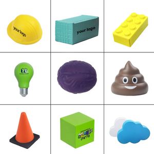 OEM Custom Logo PU Foam Brain Stress <b>Balls</b> for 5-7 Years Bulk Promotional Gifts for Education Institutions - Product Image 3