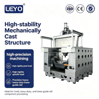 Centre d'usinage à portique 5 axes LEYO FC500, fraiseuse CNC BT40 20000 tr/min, Heidenhain, titane, moulage sous pression