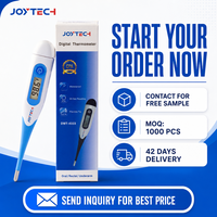 Termometer Digital Ujung Fleksibel, Pembacaan Cepat 10 Detik, Kelas Medis, Alarm Demam Elektronik, Tahan Air, Monitor Tubuh