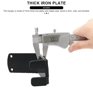 Soporte de pared RIDERACE para bicicletas de carretera, soporte de pared resistente para bicicletas de montaña, ganchos de exhibición y almacenamiento montados en la pared, accesorios para bicicletas - Product Image 4