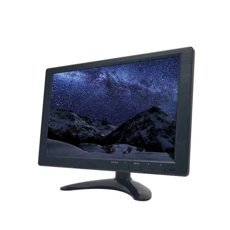 10.1 inch 1280*800 ultra widescreen tft lcd monitor with av hd-mi vga tv