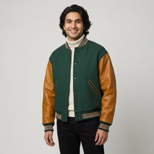 Customizable Varsity <b>Jacket</b> Number One Letterman <b>Baseball</b> College Football CollegeBaseballjacket <b>for</b> <b>men</b> - Product Image 1