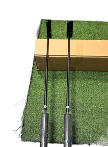 Putter de <span class=keywords><strong>golf</strong></span> à lame étroite, angle de lie ajustable, en acier inoxydable 303, usiné CNC, finition PVD noire, tige à talon, zéro couple, droit, caoutchouc - Product Image 6