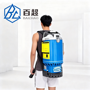 <span class=keywords><strong>Aspirateur</strong></span> industriel portatif électrique H6081 à haute aspiration 5L bleu, mini <span class=keywords><strong>aspirateur</strong></span> à dos pour l'extraction de poussière, puissance 700W pour tapis et sols - Product Image 3