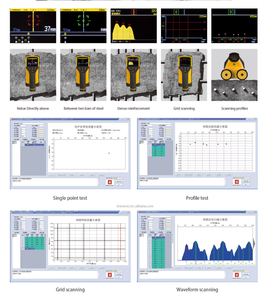 HC-GY71T Digital Display terintegrasi jenis pemindaian mendalam logam pendeteksi Rebar tes - Product Image 5