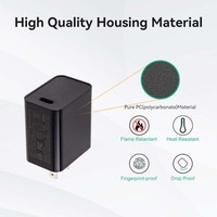 Merryking Vente en gros Chargeur USB-C à charge rapide Adaptateur de chargeur USB C 20W Chargeur rapide USB C pour écouteurs AirPods
