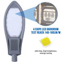 Vente flash - Lampadaire LED haute luminosité, étanche IP66, en aluminium moulé sous pression, 30W, 50W, 100W, 150W