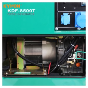 Factory Direct Spot Automatic Super Silent 400V 230V Generators Portable Type Genset Wheels Remote Control 50/60Hz KDF8500T(-3/- - Product Image 2