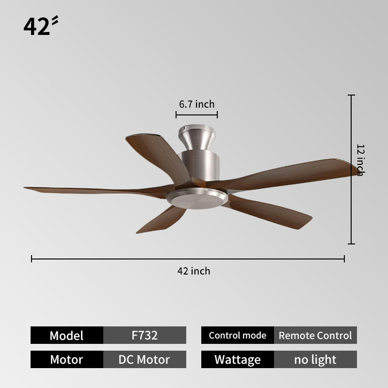 42inch -Silver + walnut color