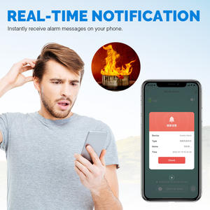 Accueil Tuya Smart App Control <span class=keywords><strong>Détecteur</strong></span> <span class=keywords><strong>de</strong></span> <span class=keywords><strong>fumée</strong></span> intelligent CE EN14604 approuvé Wifi <span class=keywords><strong>Détecteur</strong></span> <span class=keywords><strong>de</strong></span> <span class=keywords><strong>fumée</strong></span> photoélectrique - Product Image 4