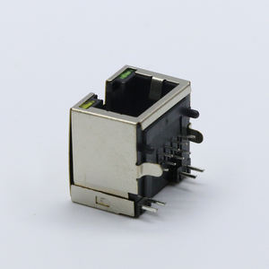 JISJACK 8 puertos Dual <span class=keywords><strong>RJ45</strong></span> Conector hembra Vertical <span class=keywords><strong>RJ45</strong></span> Jack para conectividad Ethernet - Product Image 2