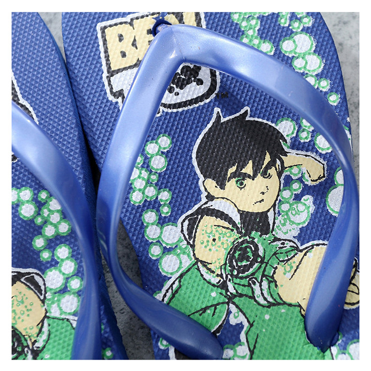 Kids Summer Sandals Shoes Girls Boys Beach Shoes Cartoon Printing Flat Shoes Children Flip Flop Slippers