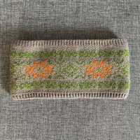 Diadema de Lana con Estampado Africano de Flores, Estilo Europeo y Americano, Ancha, Cálida y Resistente al Viento para Mujer en 5 Colores