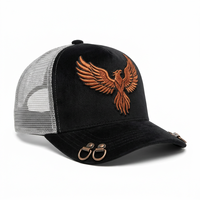 Casquettes de camionneur en gros directement de l'usine, casquettes de baseball classiques vierges à dos en maille, broderie 3D de lettres, ajustables, unisexe, fournisseur en gros
