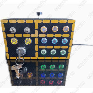 เครื่องจำลองรถบรรทุกยูโร<span class=keywords><strong>2</strong></span>อุปกรณ์เสริมสำหรับสวนสนุกในร่มแผงเกมกันฝุ่นขอบฟ้าแผงควบคุมกลางห้างสรรพสินค้า - Product Image 3