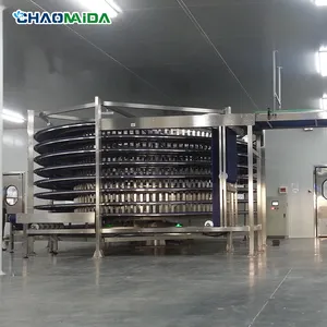 belt logistics sorting conveyor line without power screw Conveyor sprial conveyor line