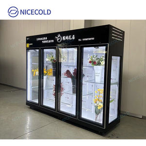 ตู้เย็นกระจก2/3/3ประตูตู้โชว์ดอกไม้ตู้เย็นดีไซน์ใหม่ตู้แช่ดอกไม้สำหรับร้านดอกไม้ - Product Image 2
