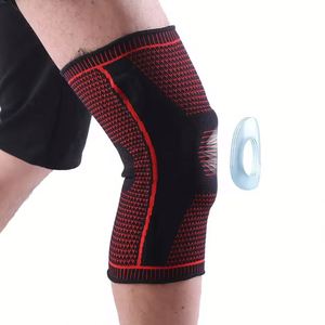 YIWU alta calidad Nylon compresión deporte con bisagras <span class=keywords><strong>rodillera</strong></span> ortopédica artritis ciclismo pierna soporte panal suave fútbol - Product Image 5