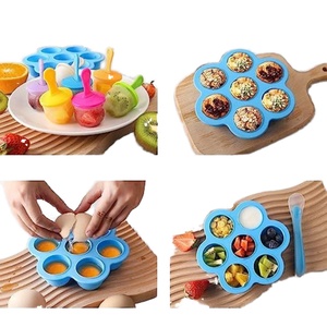 Best Selling Bpa Free Popsicle Mold for Baby DIY Ice <b>Maker</b> Silicone Ice <b>Cream</b> Mold - Product Image 6