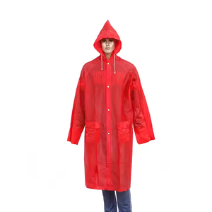 Impermeable de PVC Verde para Hombre, Talla Grande, con Logotipo Personalizado, Resistente al Agua, para Viajes bajo la Lluvia, Talla XL - Product Image 5