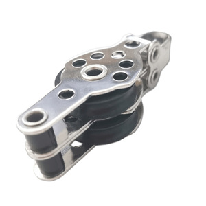 316 in acciaio inossidabile puleggia a fune a vela blocco Kayak doppio Nylon puleggia girevole tipo 25mm - Product Image 5